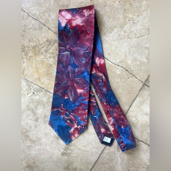 Oscar de la Renta couture collection neckwear men’s hundred percent silk tie - Picture 2 of 8